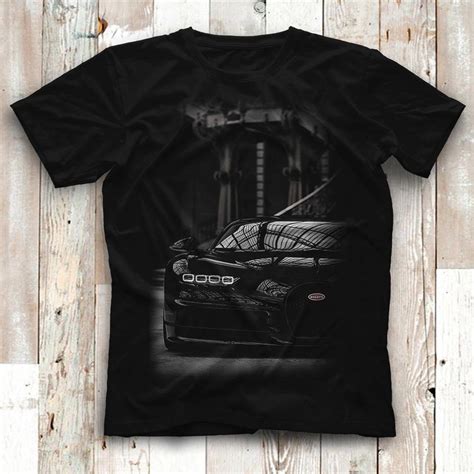 Bugatti Black Unisex T Shirt Tees Shirts Bugatti Shirt Tshi