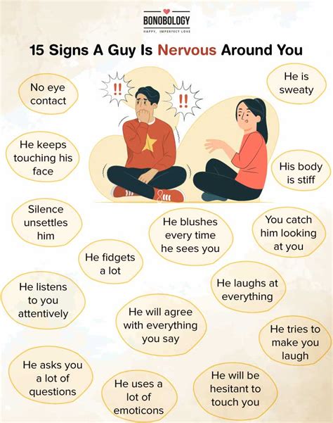 15 signs a guy is nervous around you and 5 reasons why