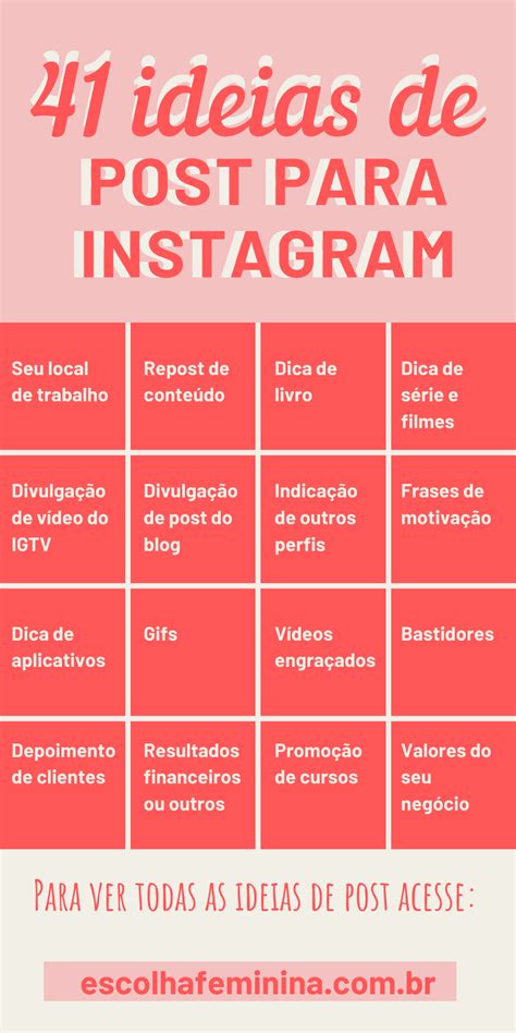 Ideias De Posts Para O Instagram Riset
