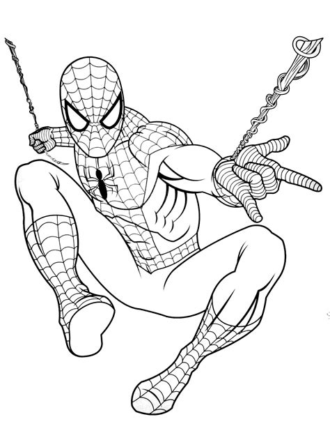 Spider Man En Dessin Nouveau Image 20 Dessins De Coloriage Spiderman