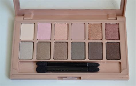 Aquaheart Maybelline The Blushed Nudes Eyeshadow Palette Swatches My