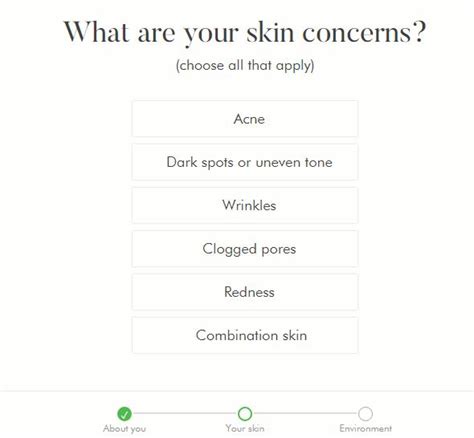 Skin Care Quiz Nuevo Skincare