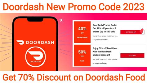 Working Doordash Promo Code 2023 How To Get Free Food On Doordash