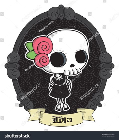 Lola Little Lady Grimm Cool Gothic Stock Vector 64564894 - Shutterstock