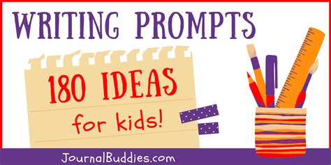 180 Writing Prompts For Kids Smipng