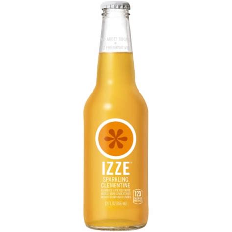 Izze Sparkling Clementine Flavored Juice Drink 12 Fl Oz King Soopers