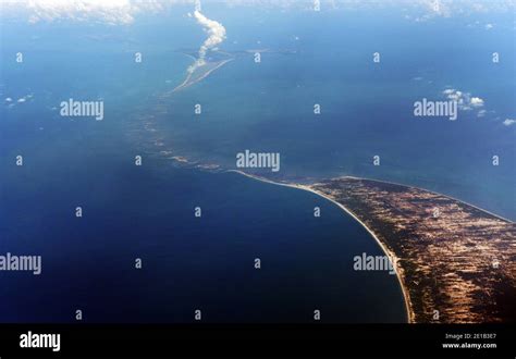 Aerial View Of The Rameswaram Peninsula And Adams Bridge In Sri Lanka