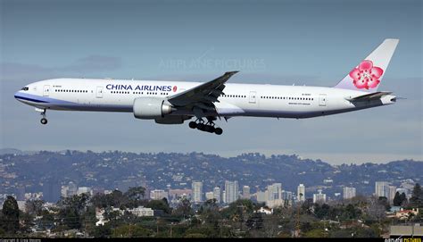 B 18055 China Airlines Boeing 777 300er At Los Angeles Intl Photo