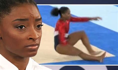 Simone Biles Looks Heartbroken As Team Mate Falls The Look Says It All Other Sport