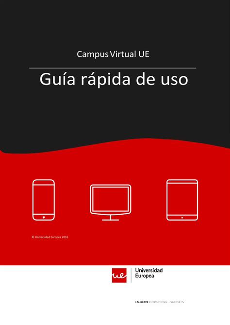 Pdf Campus Virtual Ue Gu A R Pida De Usocapbb Universidadeuropea Es