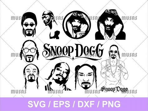 Snoop Dogg Svg Clipart Snopp Dogg Vector Vectorency