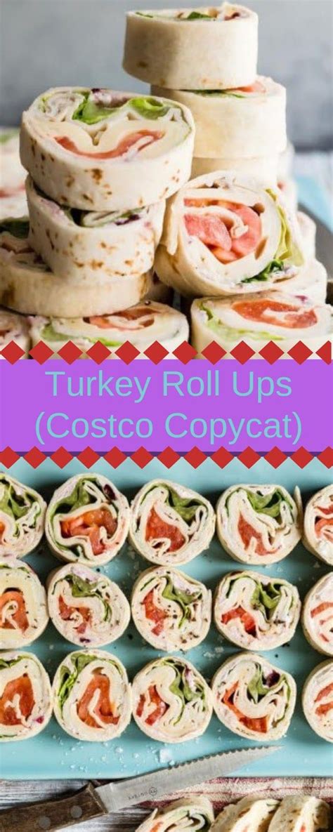 Turkey Roll Ups Costco Copycat Christmas Appetizer Thin Kitchen