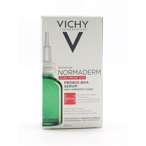Vichy Normaderm Acne Prone Skin Sérum Probio Bha 30mlunivers Pharmacie