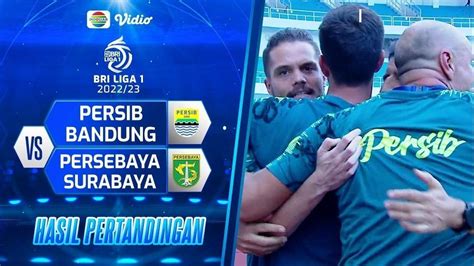 Hasil Akhir Pertandingan Persib Bandung Vs Persebaya Surabaya Bri