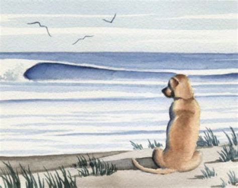 Labrador Retriever Art Print By Watercolor Artist Dj Rogers Arte