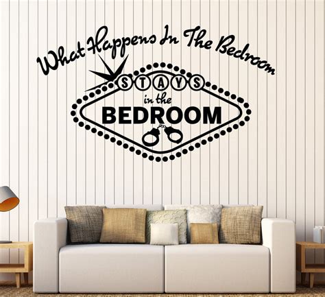 Vinyl Wall Decal Bedroom Adult Quote Decoration Stickers Mural Unique