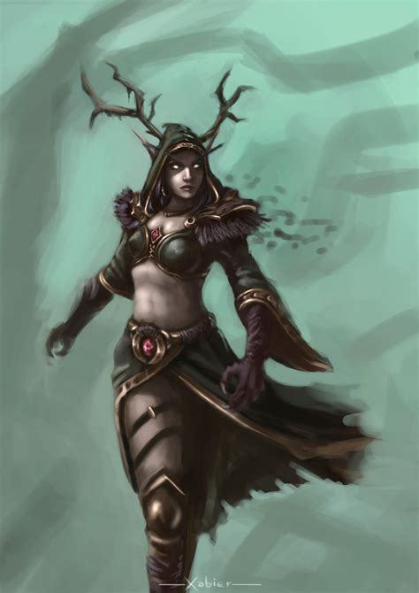 Elf Druid By Xabier Art On Deviantart