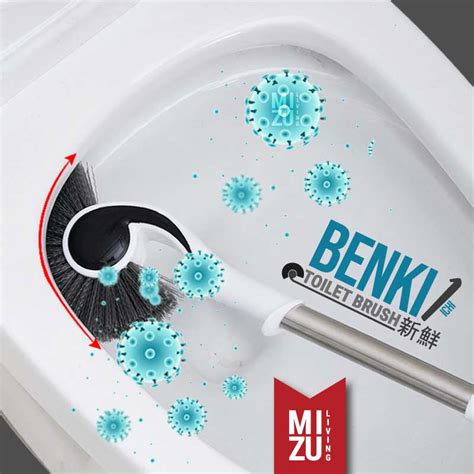 Jual MIZU BENKI ICHI Toilet Brush Sikat WC Sikat Toilet Sikat Pembersih Kamar Mandi Sikat 180