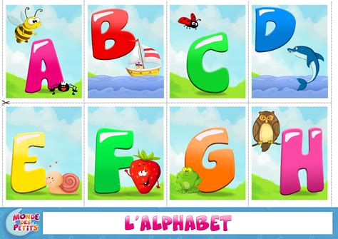 Apprendre En Vidéo Apprendre Lalphabet Alphabet Francais A Imprimer