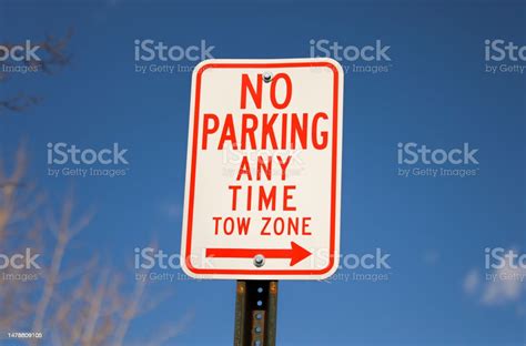No Parking Signs Symbolize Restricted Parking Zones To Ensure Safety