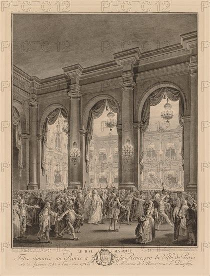 Le Bal Masqué Donné à Lhôtel De Ville Le 23 Janvier 1782 Creator