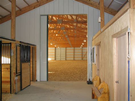View Into Arena Dream Horse Barns Barn Layout Horse Barns