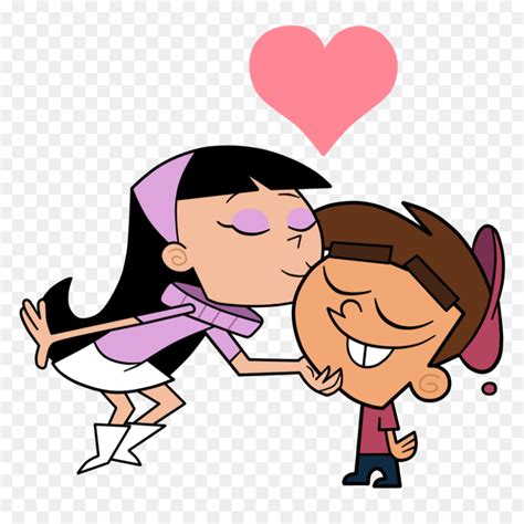 The Fairly Oddparents - Timmy Turner And Trixie Kiss, HD ...