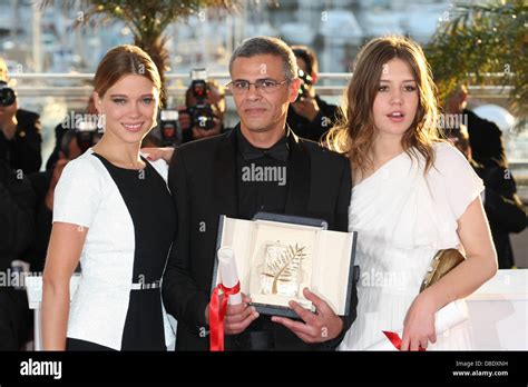 LEA SEYDOUX Abdellatif Kechiche ADELE EXARCHOPOULOS PREMIOS Festival De Cine De Cannes De