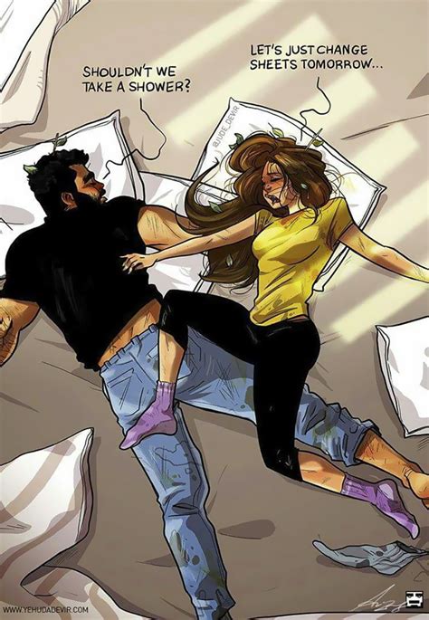 Artist Yehuda Adi Devir Illustrates Daily Life With His Wife In New Comics Tobeeko