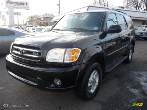2002 Black Toyota Sequoia Limited 4wd 47057522 Car