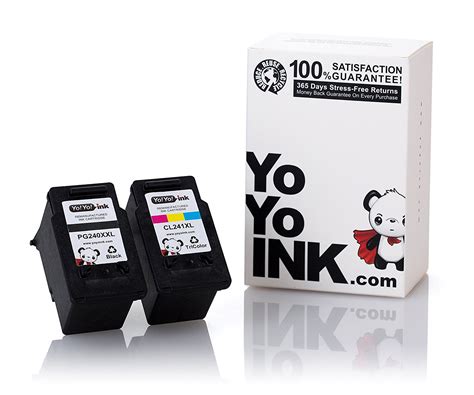 2x Black 1x Color Pg 240 Xl Cl 241 Xl Ink Cartridges For Canon Pixma