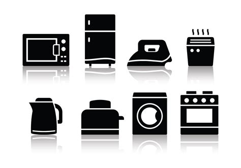 Free Minimalist Home Appliances Icons 122700 Vector Art At Vecteezy