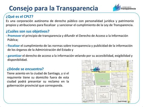 Ppt Ley De Transparencia Y Rol Del Consejo Para La Transparencia Powerpoint Presentation Id