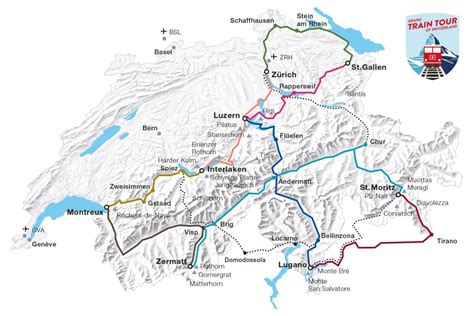 Svizzera E I Suoi Treni Panoramici Nella Natura Delle Alpi Donnecultura
