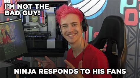Ninja Responds To His Fans Being Bullied In Person For Liking Him