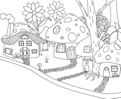 So i thought maybe i better start my own little village. Mushroomville, Digi Stamp freebies | Digi stamps, Digital ...