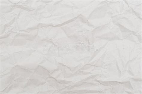 White Crumpled Paper Texture Abstract Paper Pattern For Background