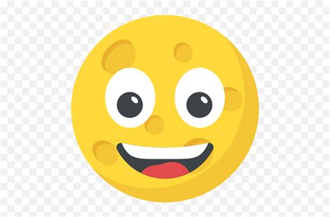 Moon Smiley Emojimoon Emoticons Free Transparent Emoji