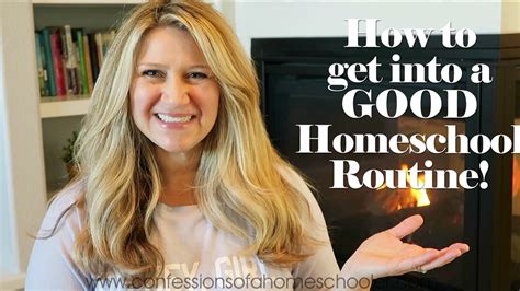 How To Get Into A Good Homeschool Routine Confessions Of A