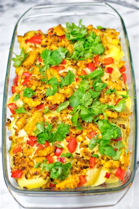 Top the casserole with the remaining potatoes (about 2 cups). Mexican Street Corn Potato Casserole - Contentedness Cooking