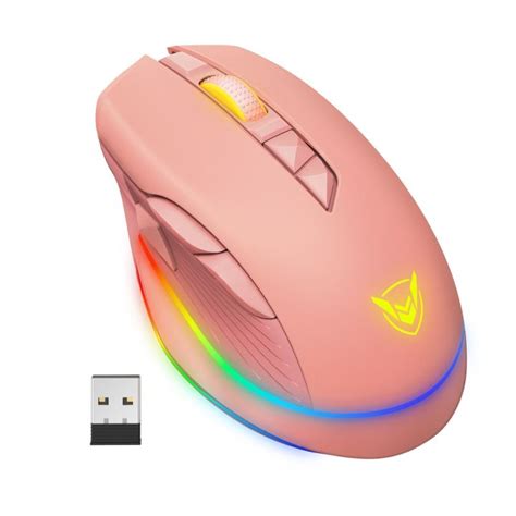 Pictek Pc255 Gaming Mouse Wireless 10000 Dpi Rgb Mouse Rechargeable