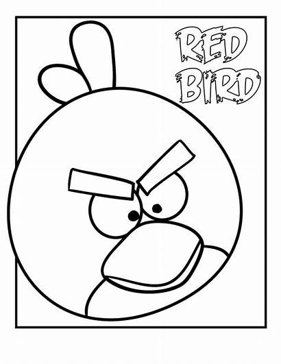 Coloring Angry Pages Birds Bird Printable Sheets