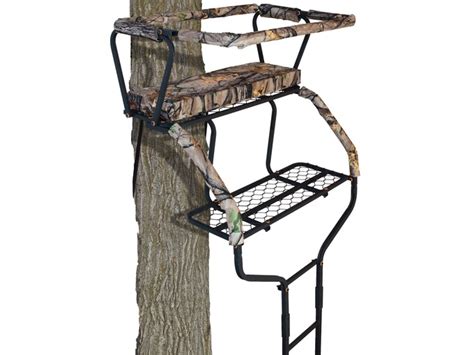 Muddy Outdoors The Commander 18 Double Ladder Treestand Steel Black