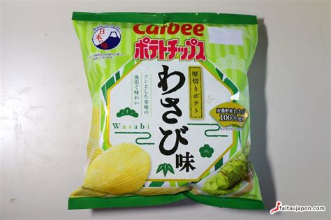 Calbee Wasabi Potato Chips Fait Au Japon