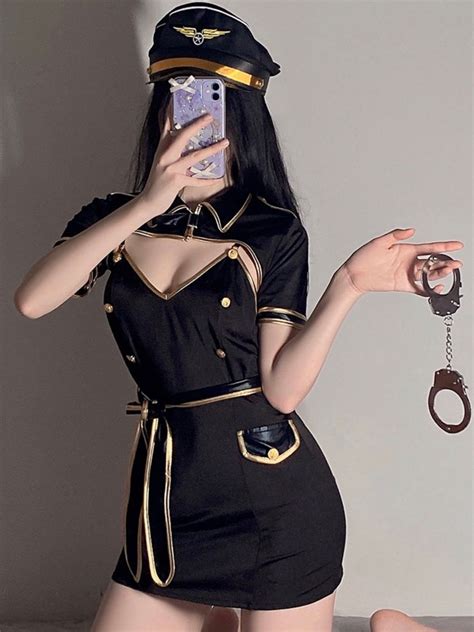 Sexy Policewoman Uniform Cosplay Lingerie Sexy Cop Officer Etsy