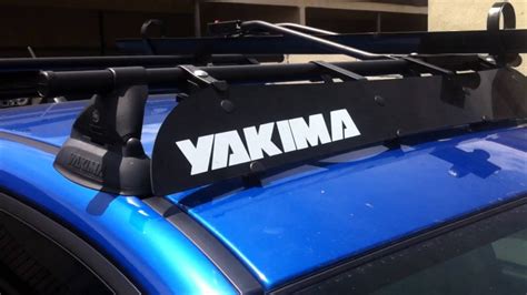 2011 Subaru Wrx Yakima Roof Rack Walk Around Youtube