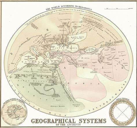 Herodotus 5th Century Bc Ancient Maps Map Cartography