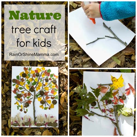 Fun Nature Tree Craft For Kids Rain Or Shine Mamma