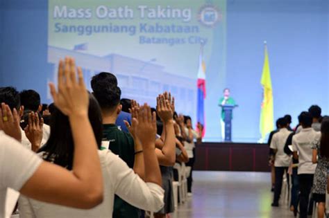 Batangas City Official Website Mass Oath Taking Ng Barangay At Sk My