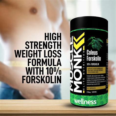 Muscle Monk Forskolin Pure Coleus Forskolin Root Extract Nutrabay